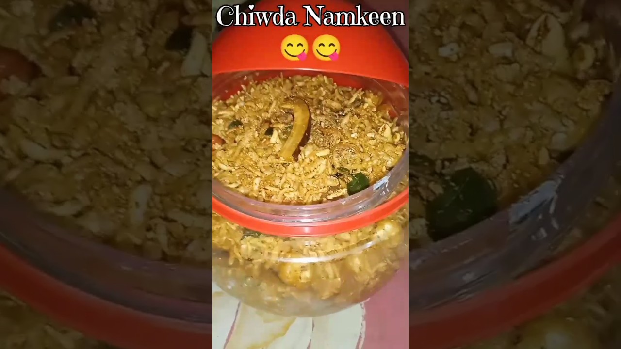Poha Chiwda Namkeen | Diwali special Recipe | #youtubeshorts #shortsvideo #diwali #cooking #chiwda
