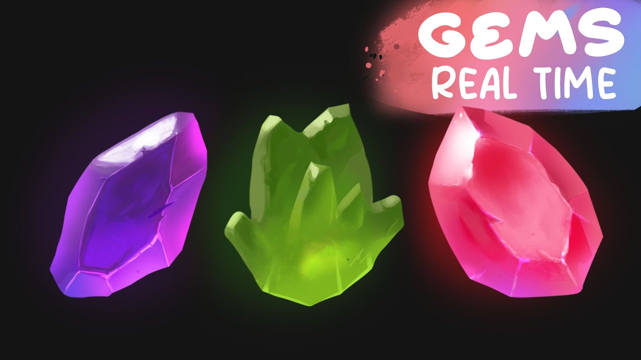 GEMS ◈ real-time ◈ digital painting process ✐