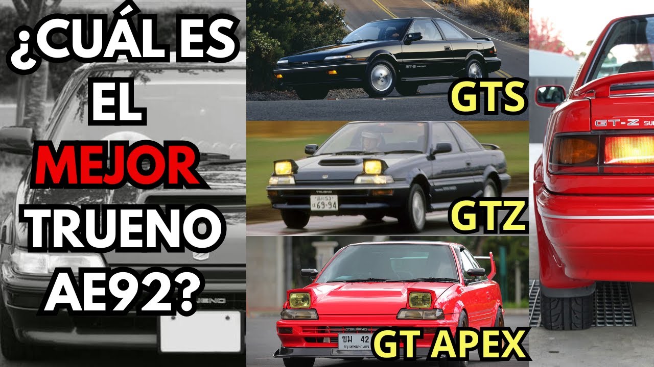 ¿Cuál es el Mejor Toyota Trueno AE92?