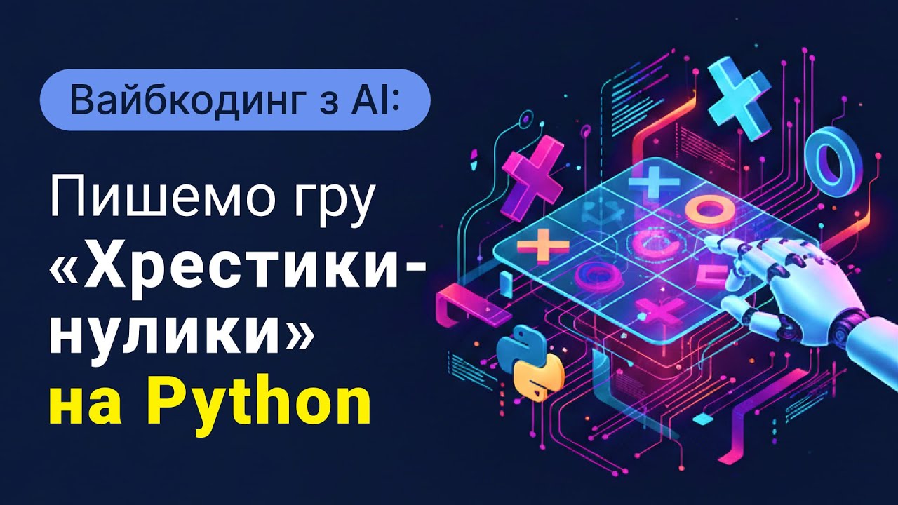 Вайбкодинг з AI: створюємо гру «Хрестики-нулики» на Python. Частина 2