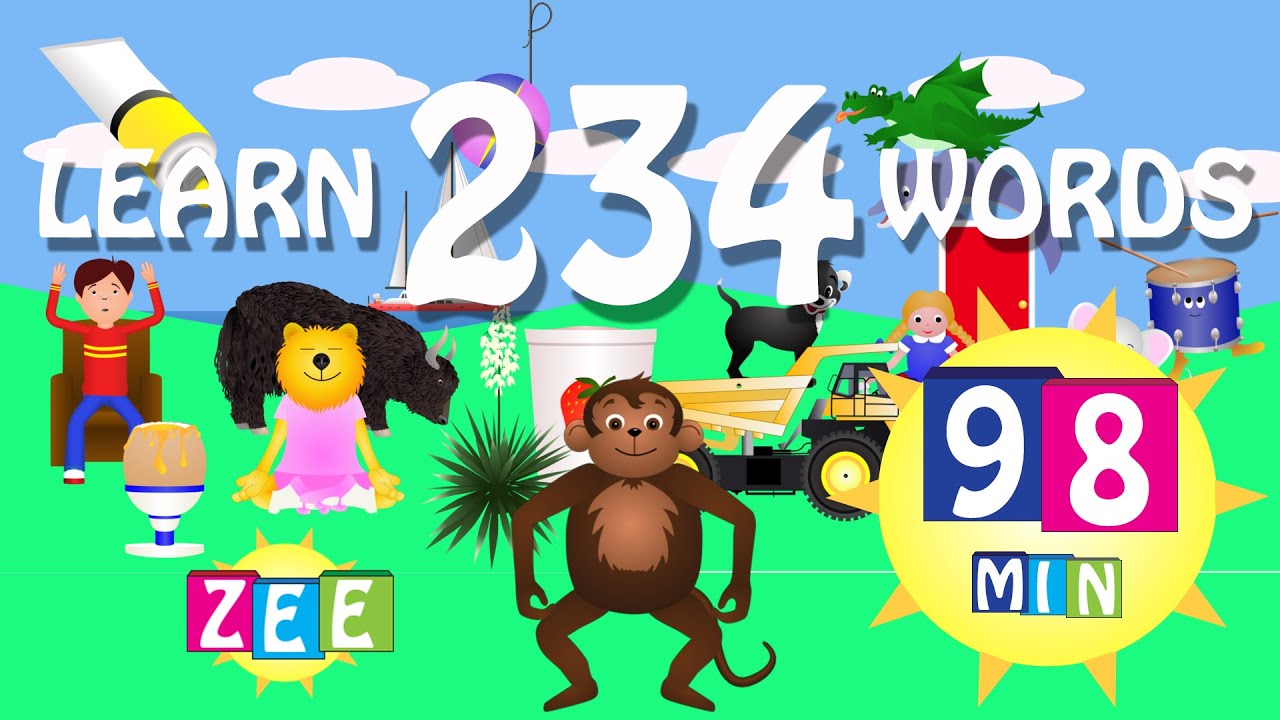 Learn 234 English words A - Zee