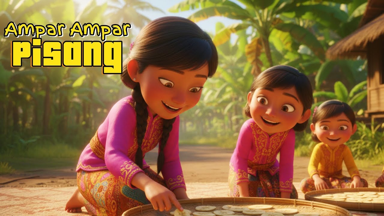 Ampar Ampar Pisang | Lagu Daerah | Bernyanyi dan Menari | Sing a song with The Little Melody