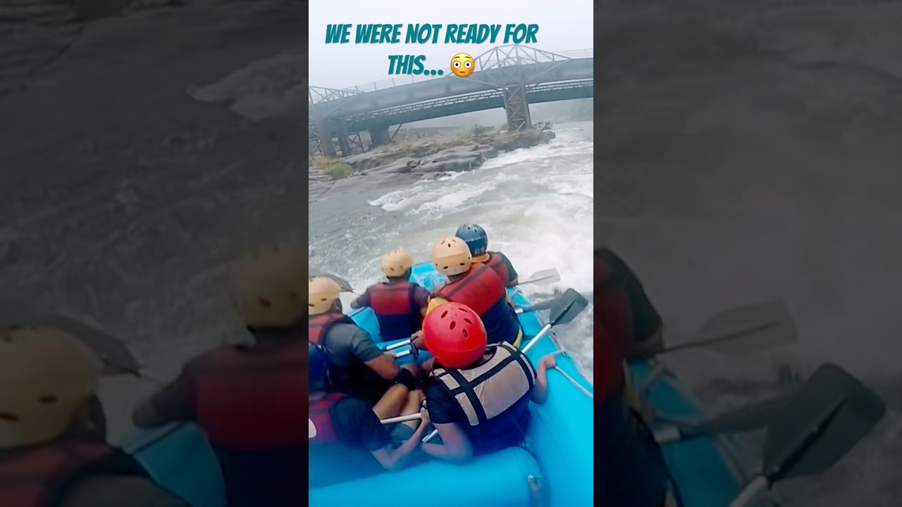 Unbelievable in just 3 minutes 👀 #waterrafting #kithulgala #adventureawaits