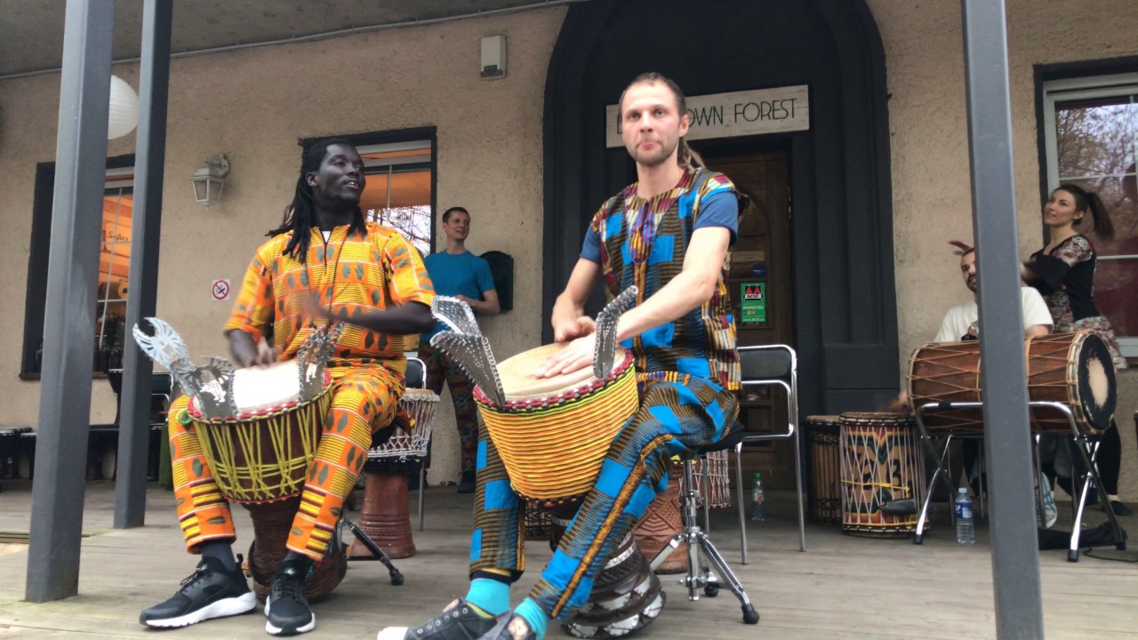 Mohamed Gueye ir Gediminas Mačiulskis - Afrikos būgnai Vilnius