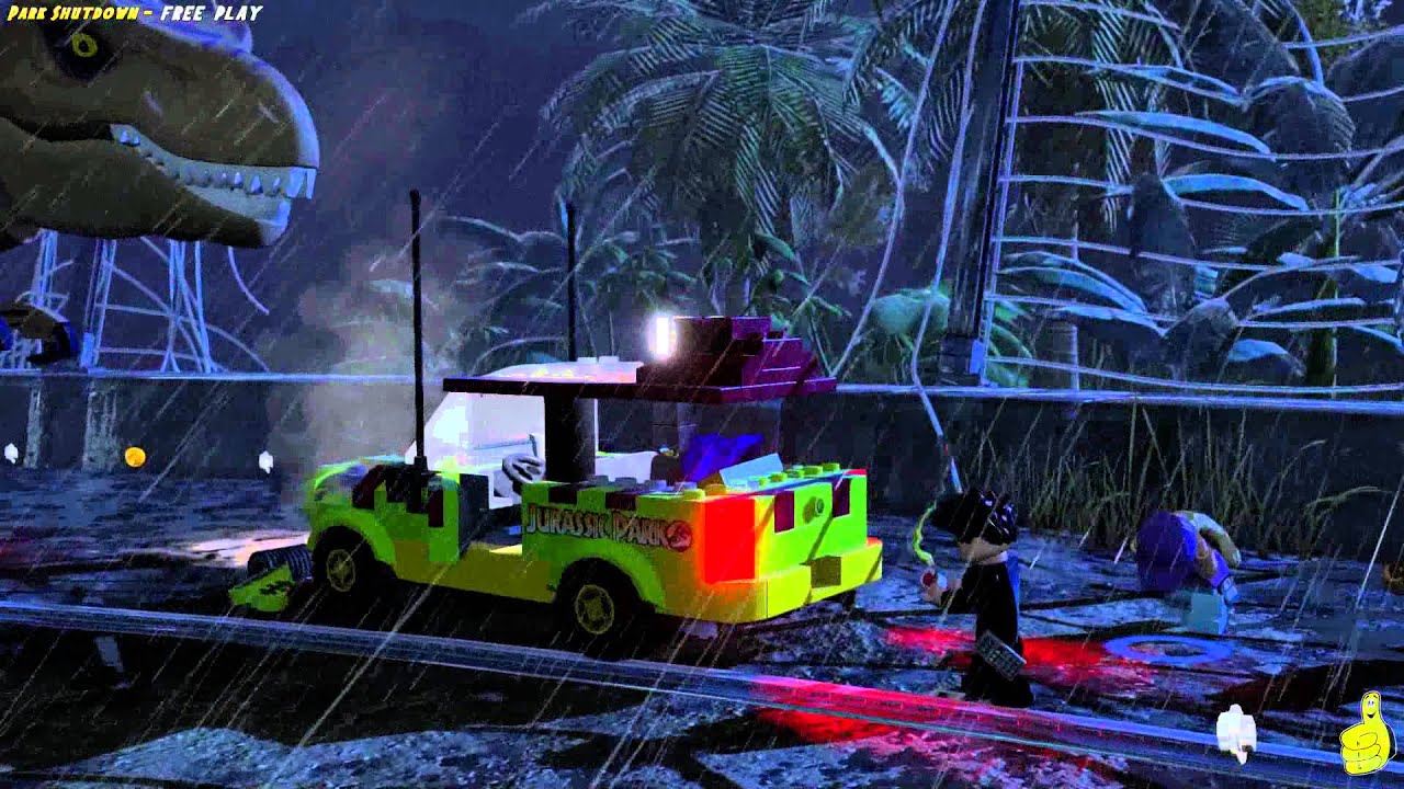 Lego Jurassic World: Level 3 Park Shutdown FREE PLAY (All Collectibles) - HTG