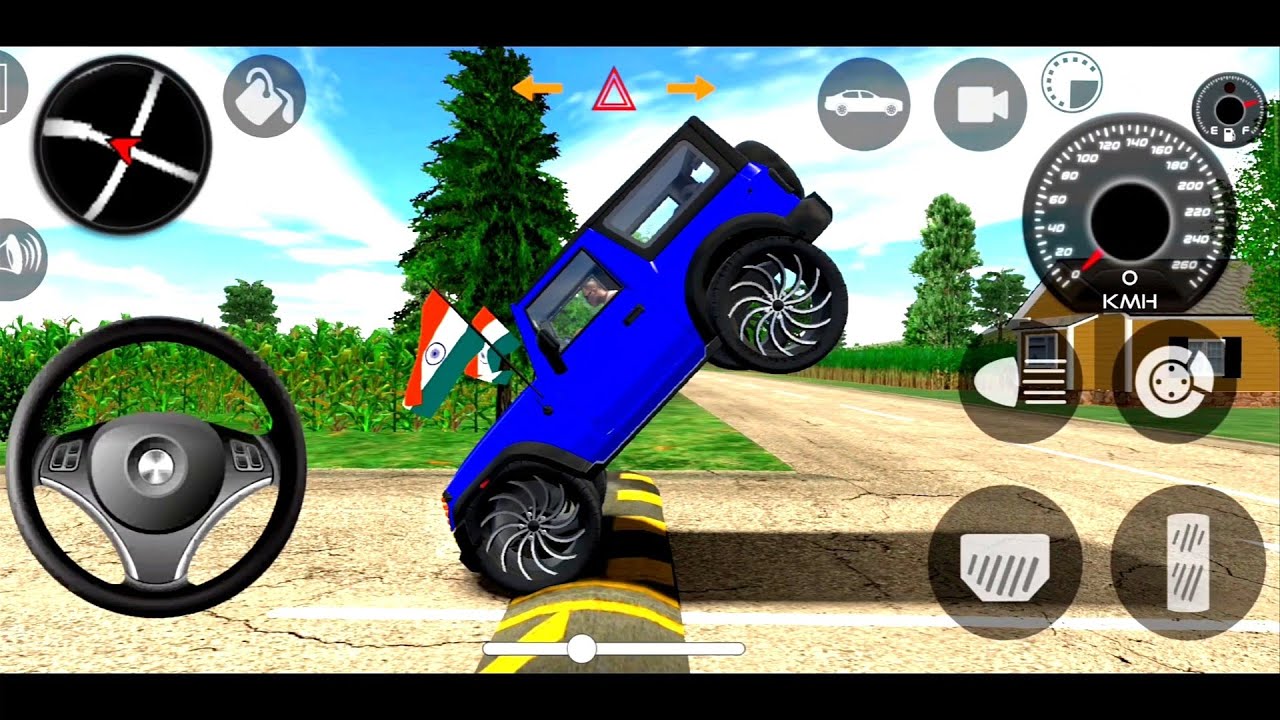 Modified Mahindra Thar😈Games:Indian Blue Thar (Gadi Wala Games) Car Game Android Game - #2025