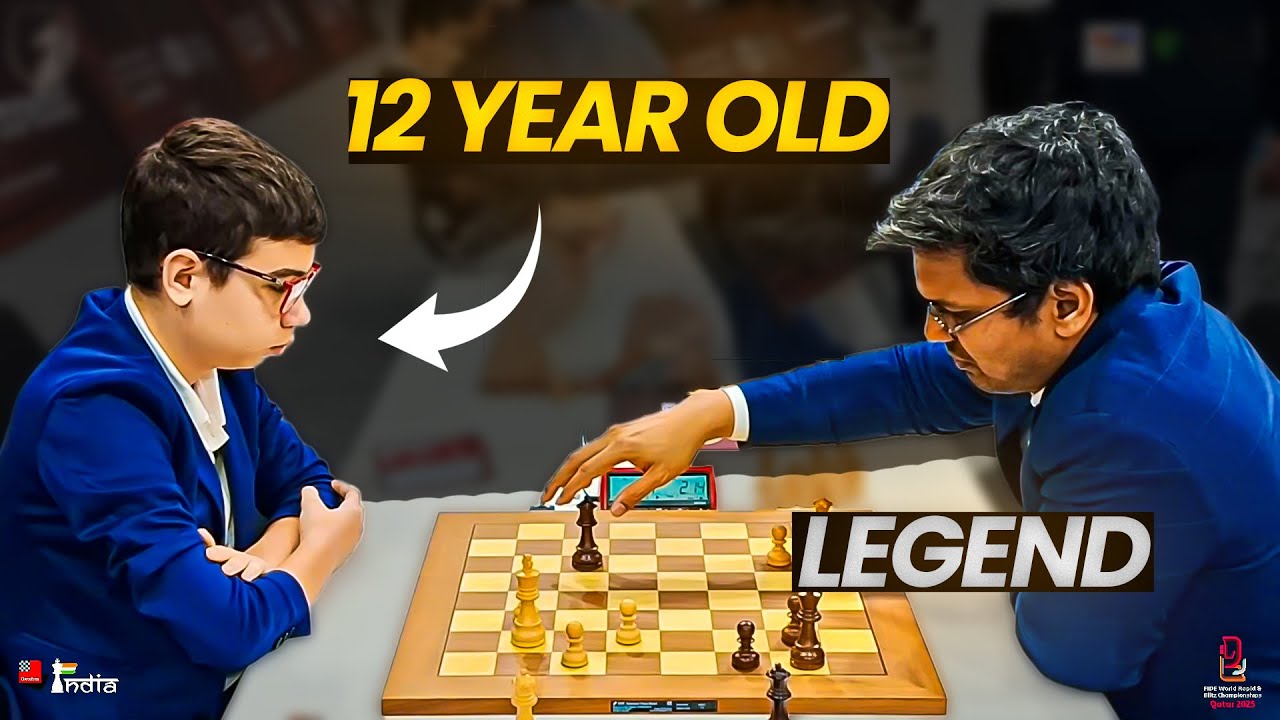 12-year-old Faustino Oro vs the Experience of P. Harikrishna | World Rapid 2025
