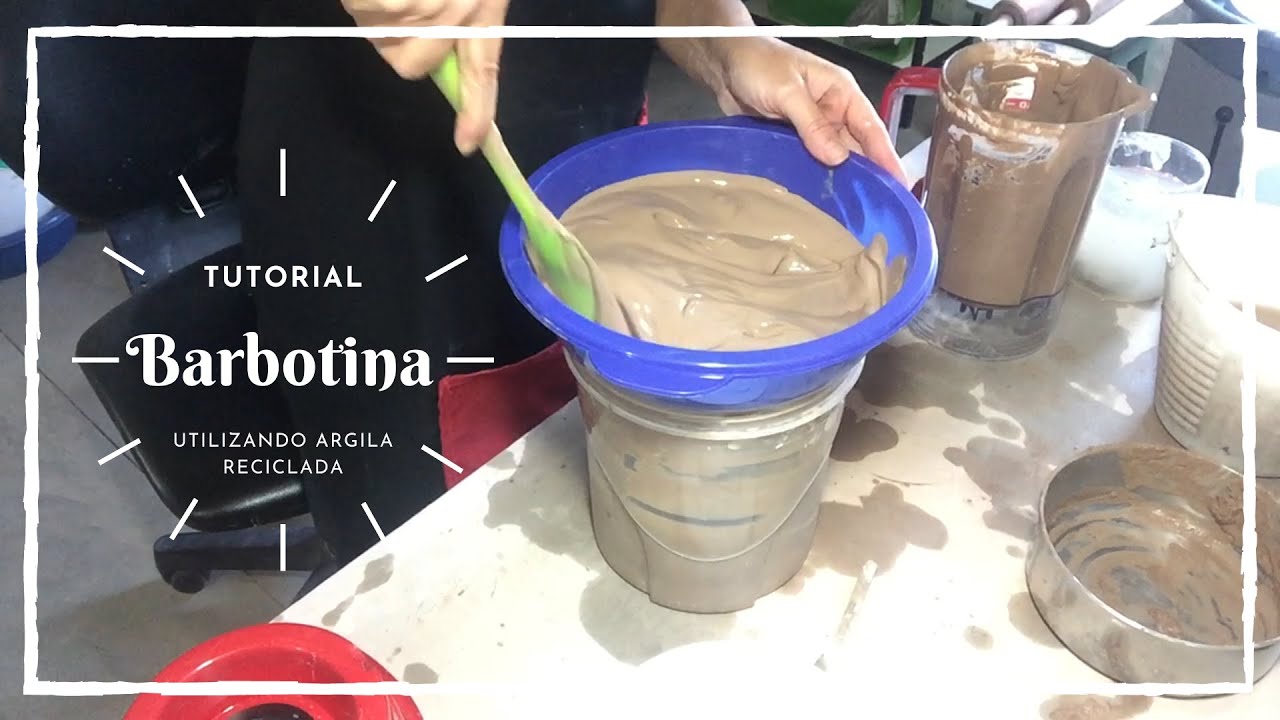 TUTORIAL DE CERÂMICA | Fabricação de Barbotina Utilizando Argila Reciclada
