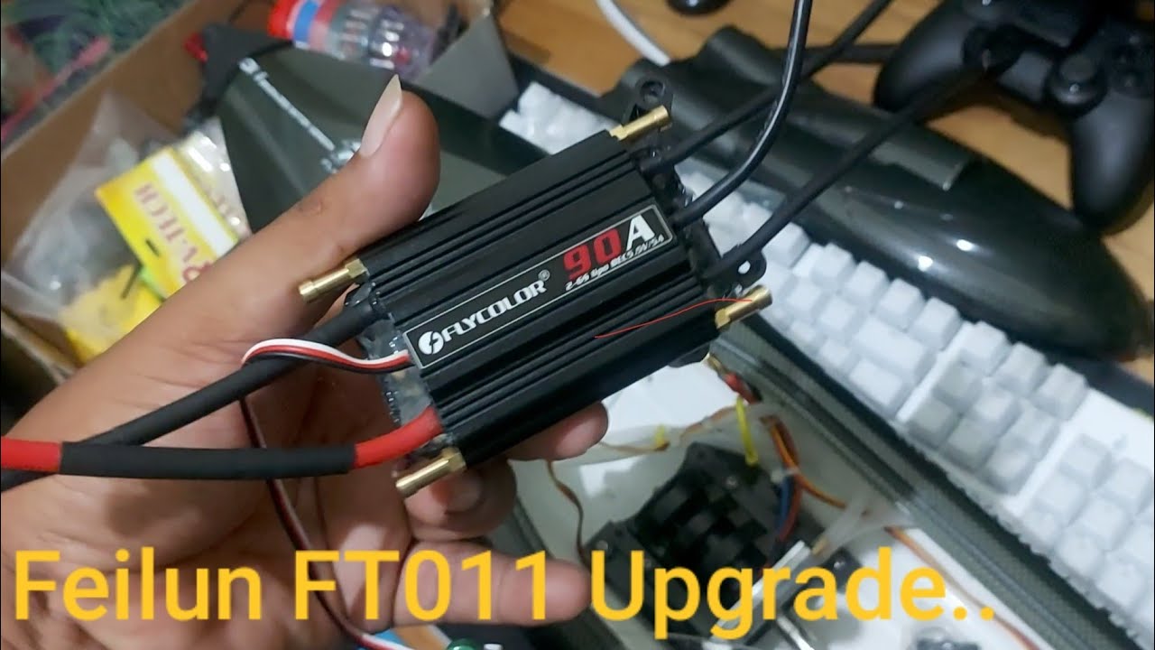 Feilun - FT011 upgrade ESC Flycolor 90A + Battery Lipo 4S 5200Mah Indonesia