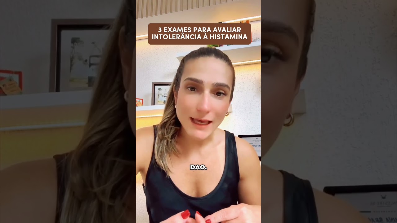 Exames para avaliar intoler&acirc;ncia &agrave; histamina.