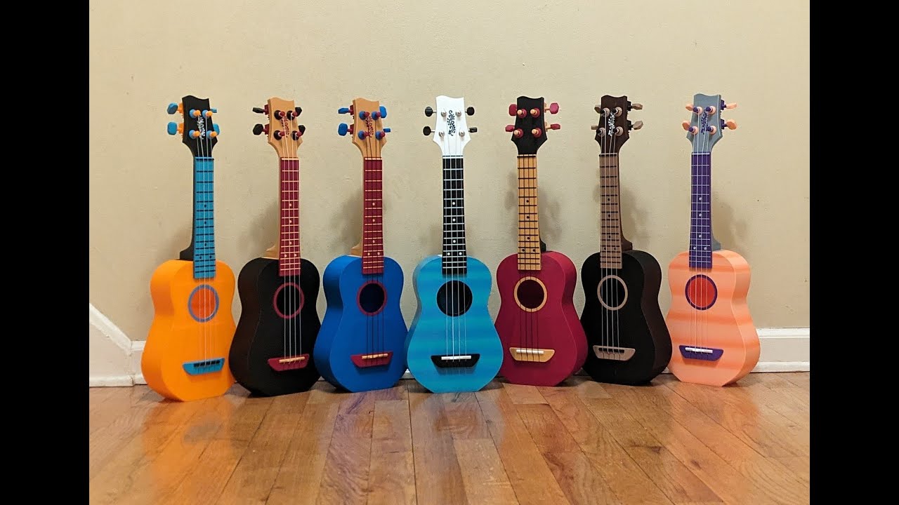 Ukology - sound demo and build instructions for 3D printed ukulele