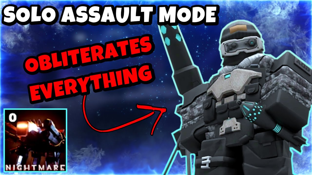 OBLITERATING Nightmare Assault Mode with Cryo Mortar | TDX