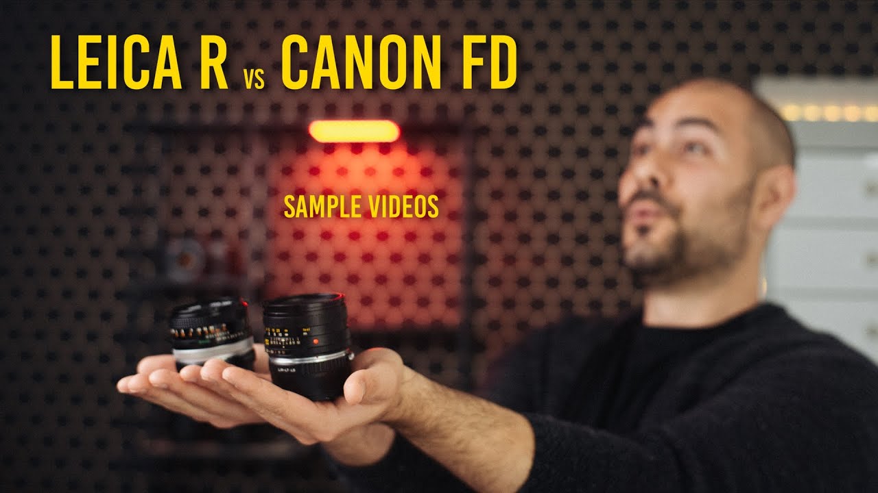 Leica R vs Canon FD - 50mm Comparison Video on the Panasonic S1 vs S5