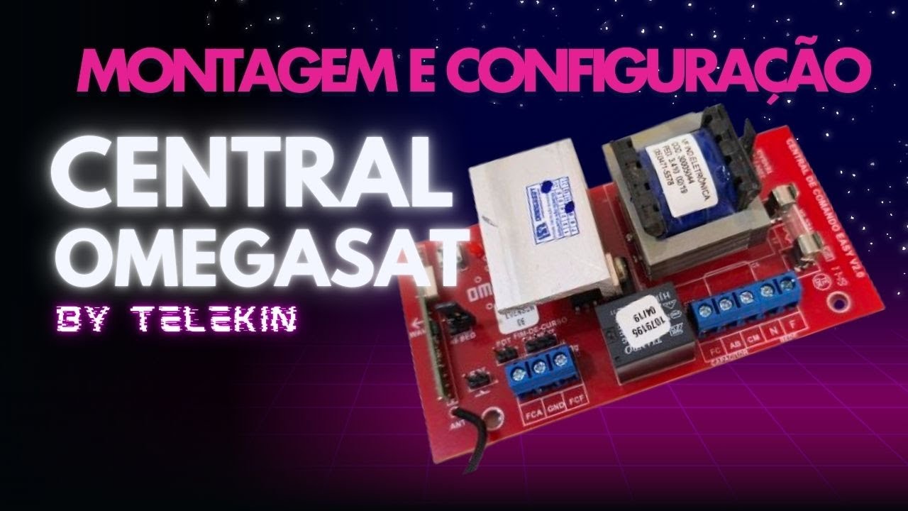 Como fazer Instalação e Configuração da Central Easy Omegasat