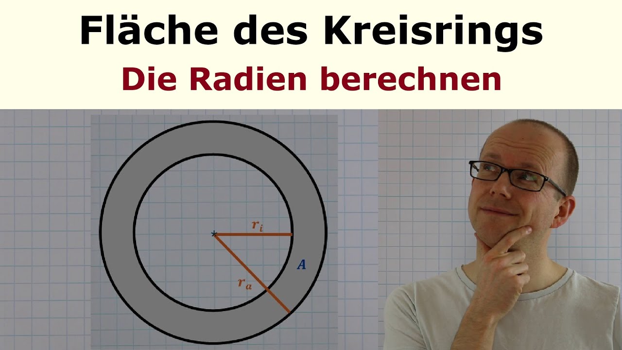 Kreisring - Beide Radien berechnen