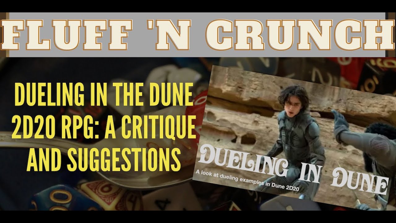 Dueling in the Dune 2d20 RPG