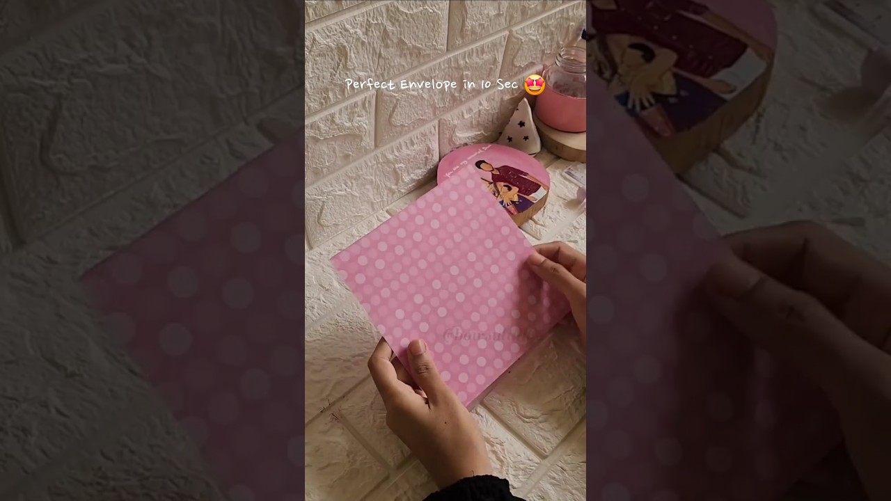 😍 Quick & Easy DIY Envelope | 10-Second Paper Folding Trick