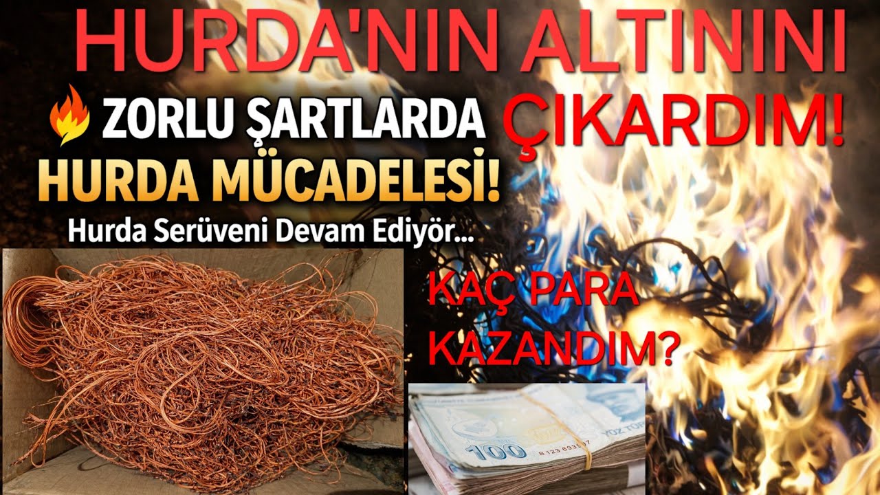 HURDA'NIN ALTININI 🪙 ATEŞTEN ÇIKARDIM 🔥💸💰 