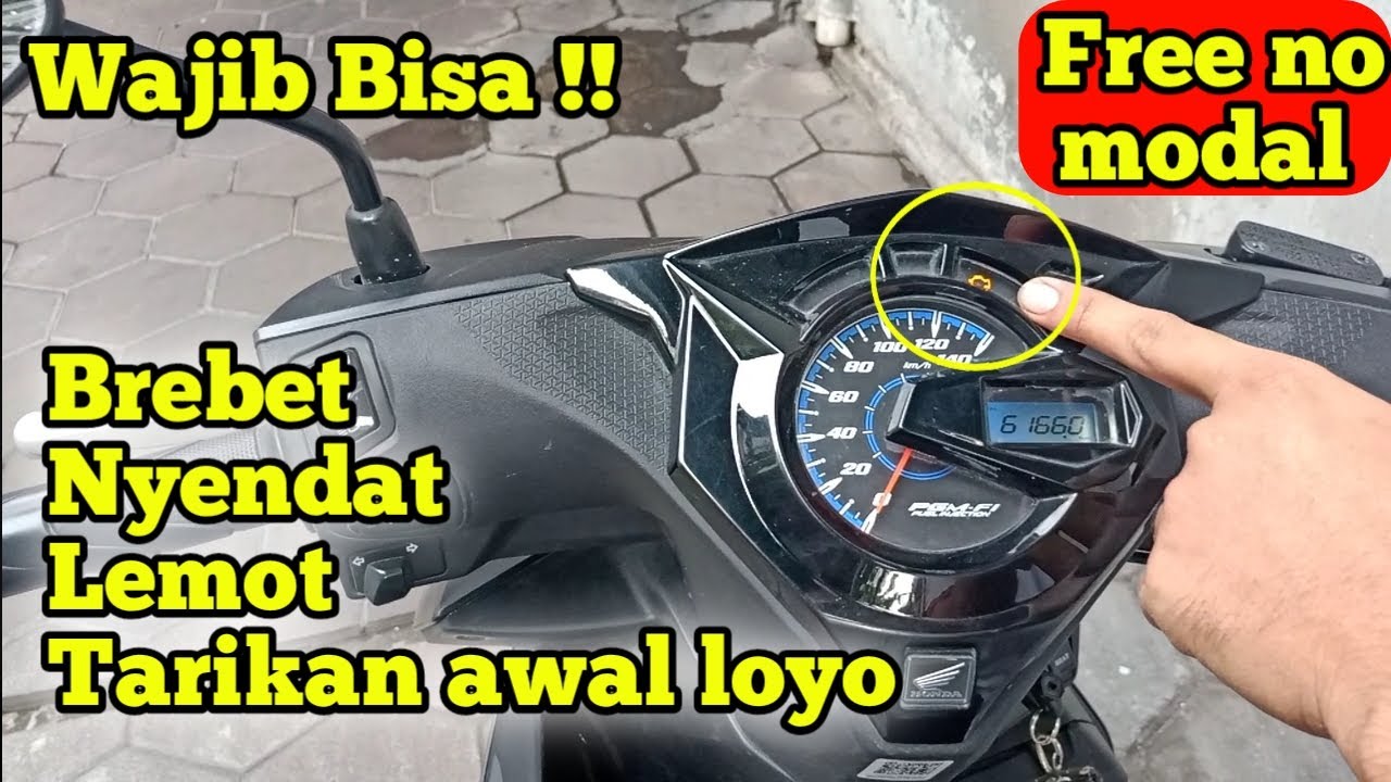 Reset ECM dan MODE 1 Atasi brebet di tarikan awal beat fi genio Scoopy fi #resetECM #beyechannel