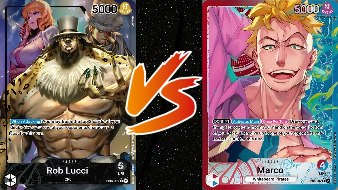 One Piece Card Game: Lucci vs Marco  [OP-08]
