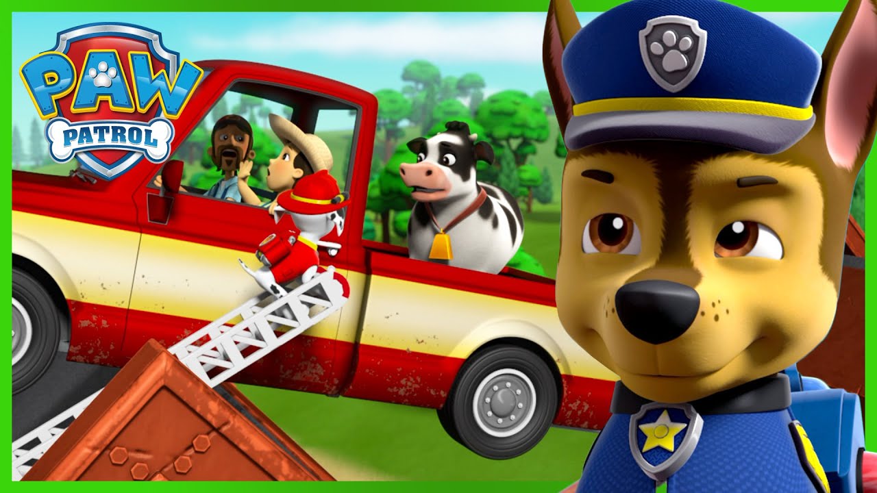 Tlapky zachraňují farmáře Ala a farmářku Yumi na rozbitém mostě! - Tlapková Patrola PAW Patrol
