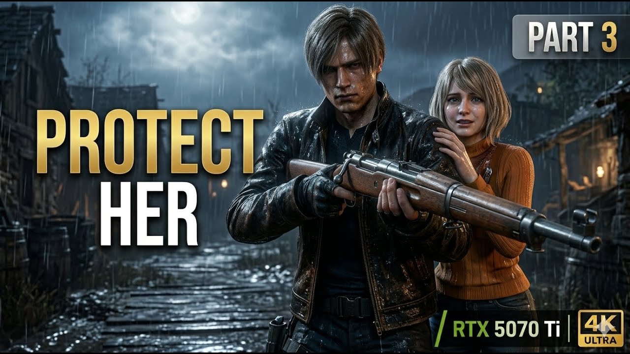 RE9 was a warm-up... SAVING ASHLEY! 🧟‍♂️ [Resident Evil 4 Remake 4K Max Ray Tracing 5070 Ti]