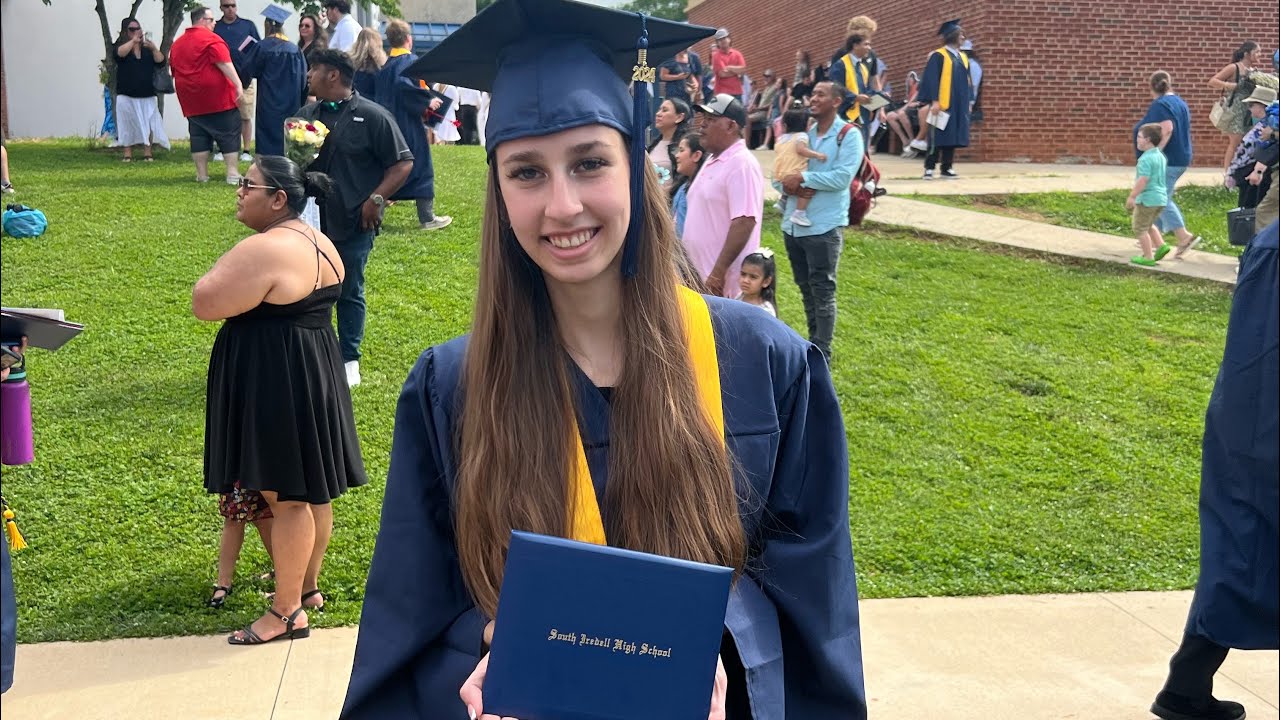 Our Niece Reagan’s graduation. South Iredell High School. Class of 2024. Go Vikings! 5/25/24