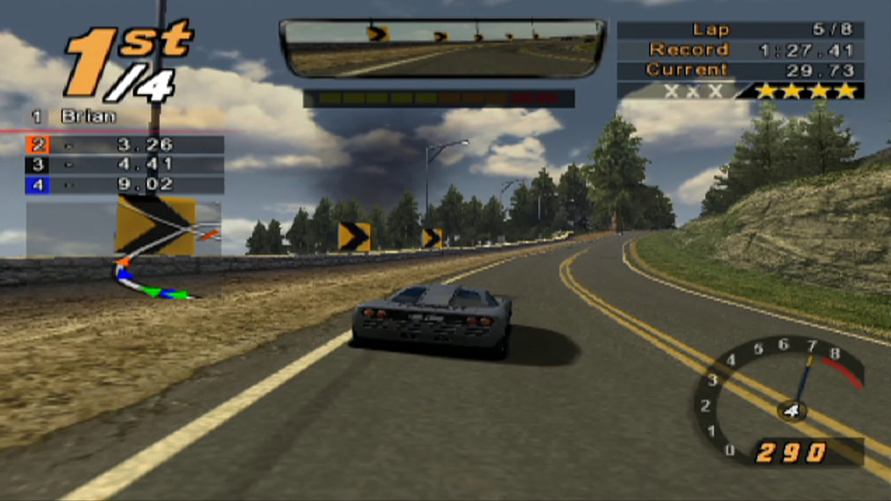 Need for Speed: Hot Pursuit 2, 8 Laps Coastal Parklands - McLaren F1