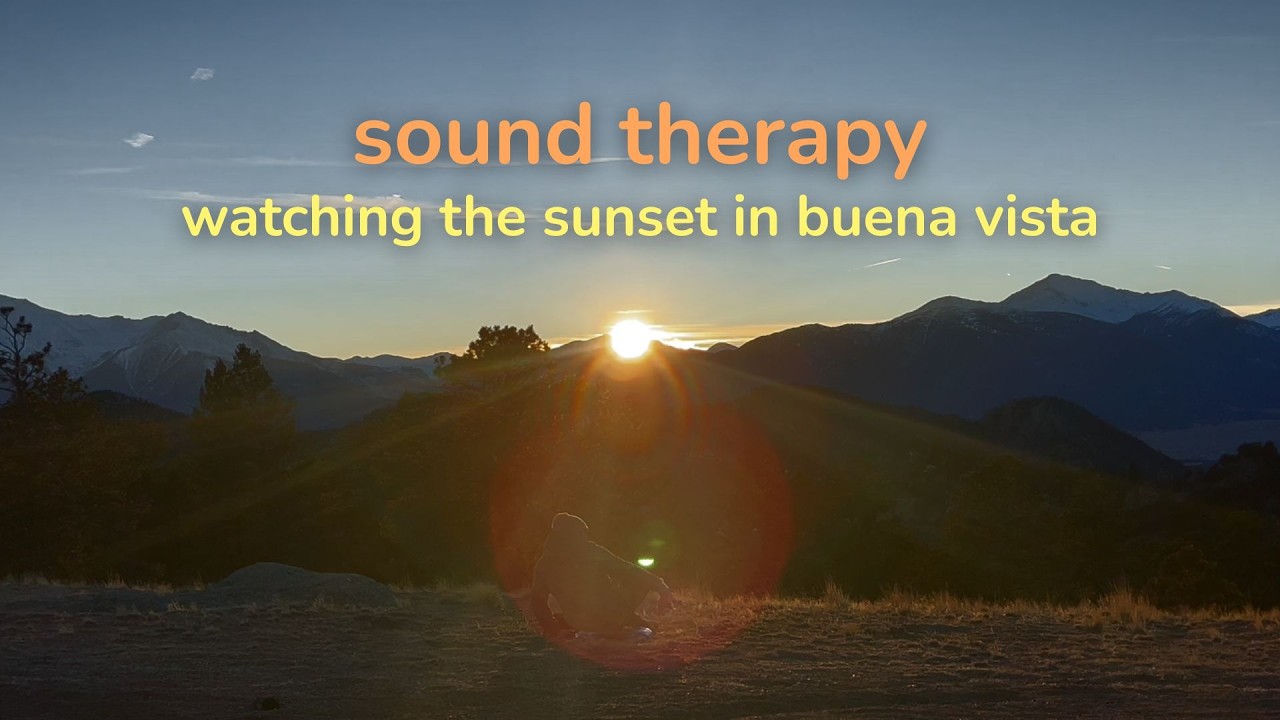 10 Minute Unguided Meditation: Gong + Singing Bowl Sound Healing (4K Sunset)