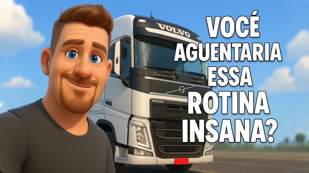 Você aguentaria essa rotina insana? | Vida real de caminhoneiro