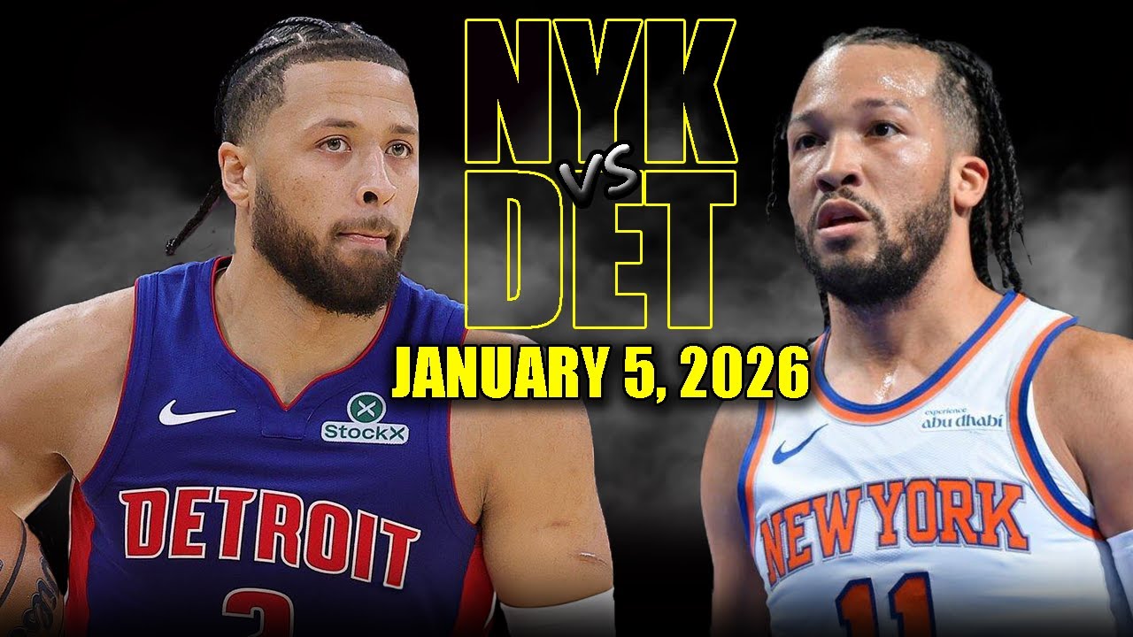 New York Knicks vs Detroit Pistons Full Game Highlights &ndash; January 5, 2026 | NBA Season