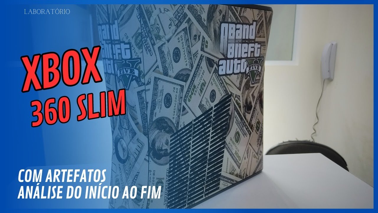 XBOX 360 SLIM COM ARTEFATOS - ANÁLISE DO INÍCIO AO FIM