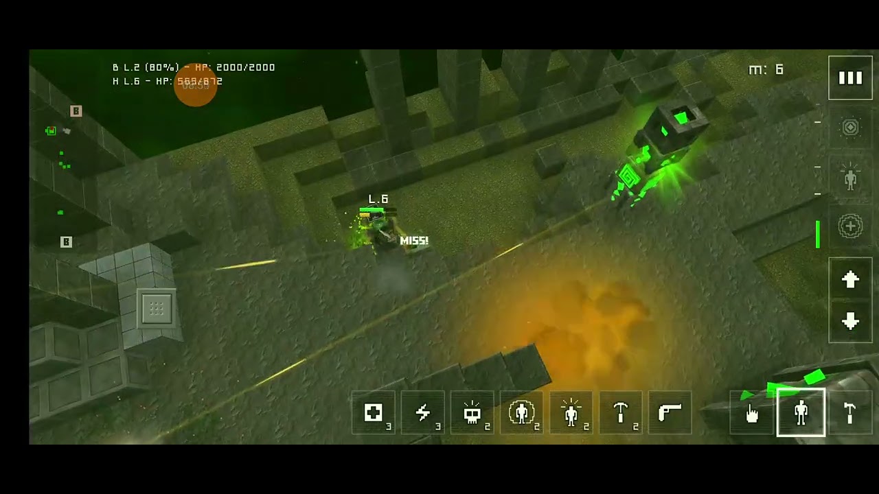 Block Fortress War zomblocks level 5 with blockmen