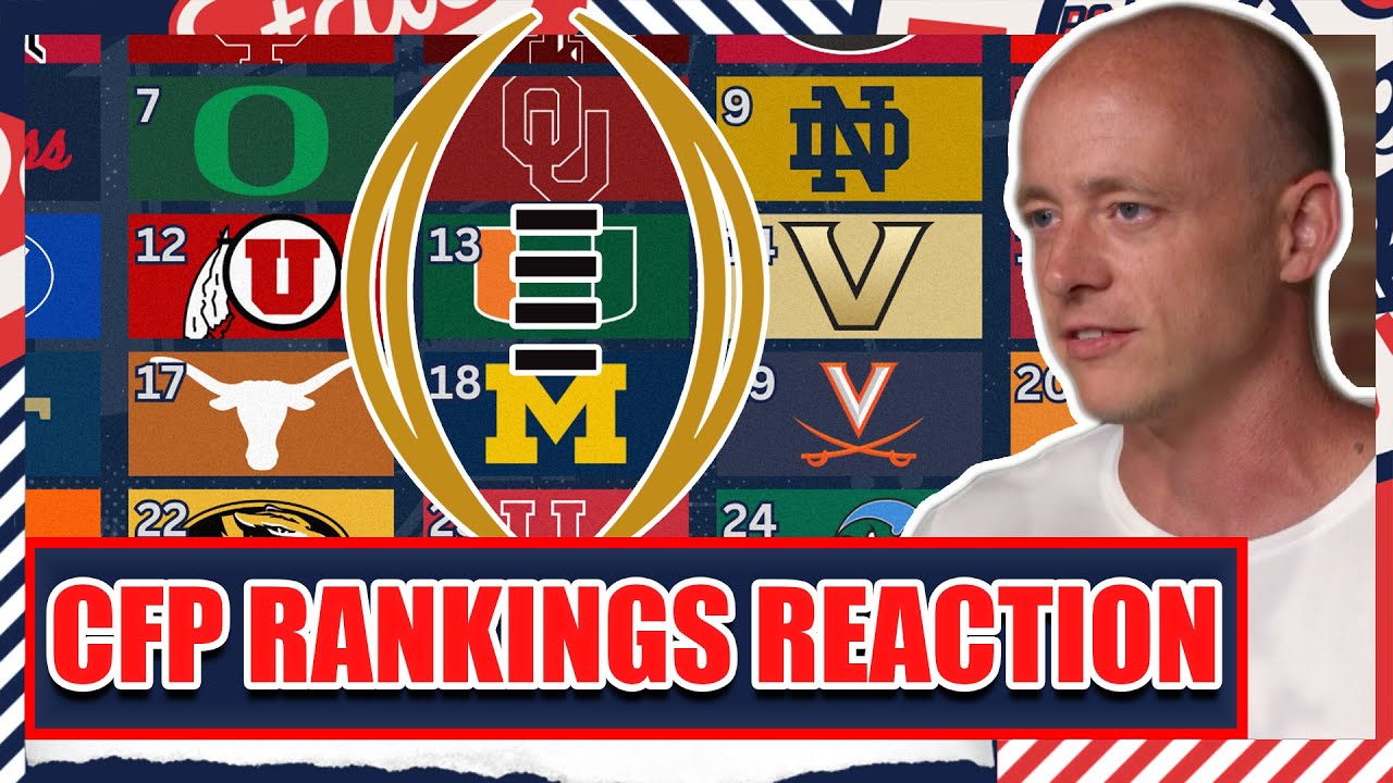 CFP Rankings Reaction - Josh Pate's College Football Show