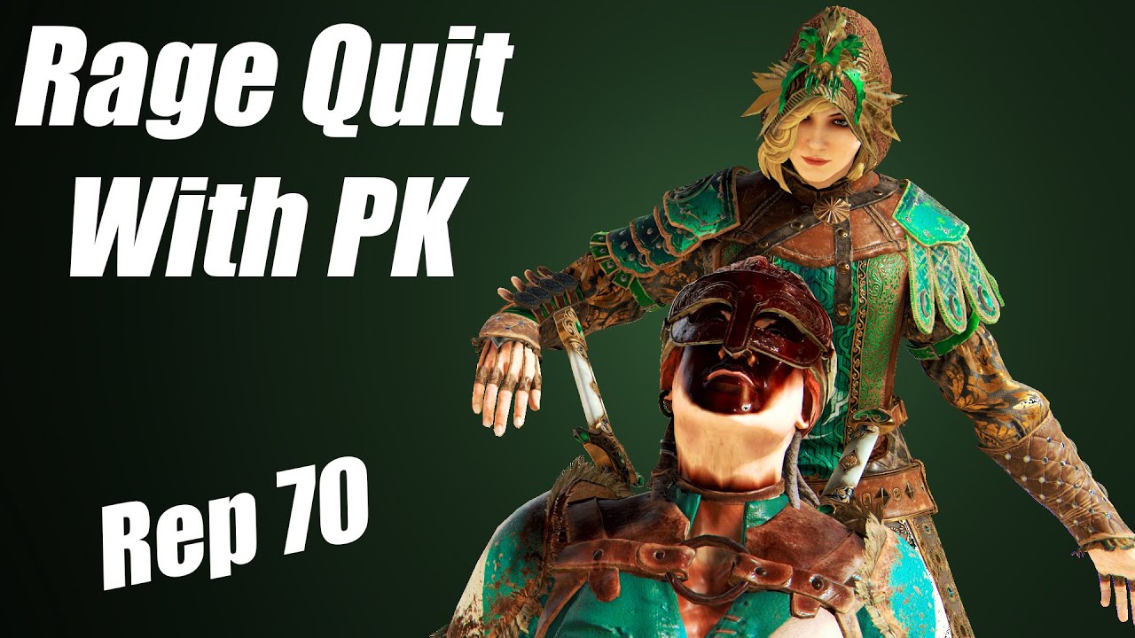 This Berserker Rage Quit When My Rep 70 Peacekeeper Kept Parrying - For Honor Duels