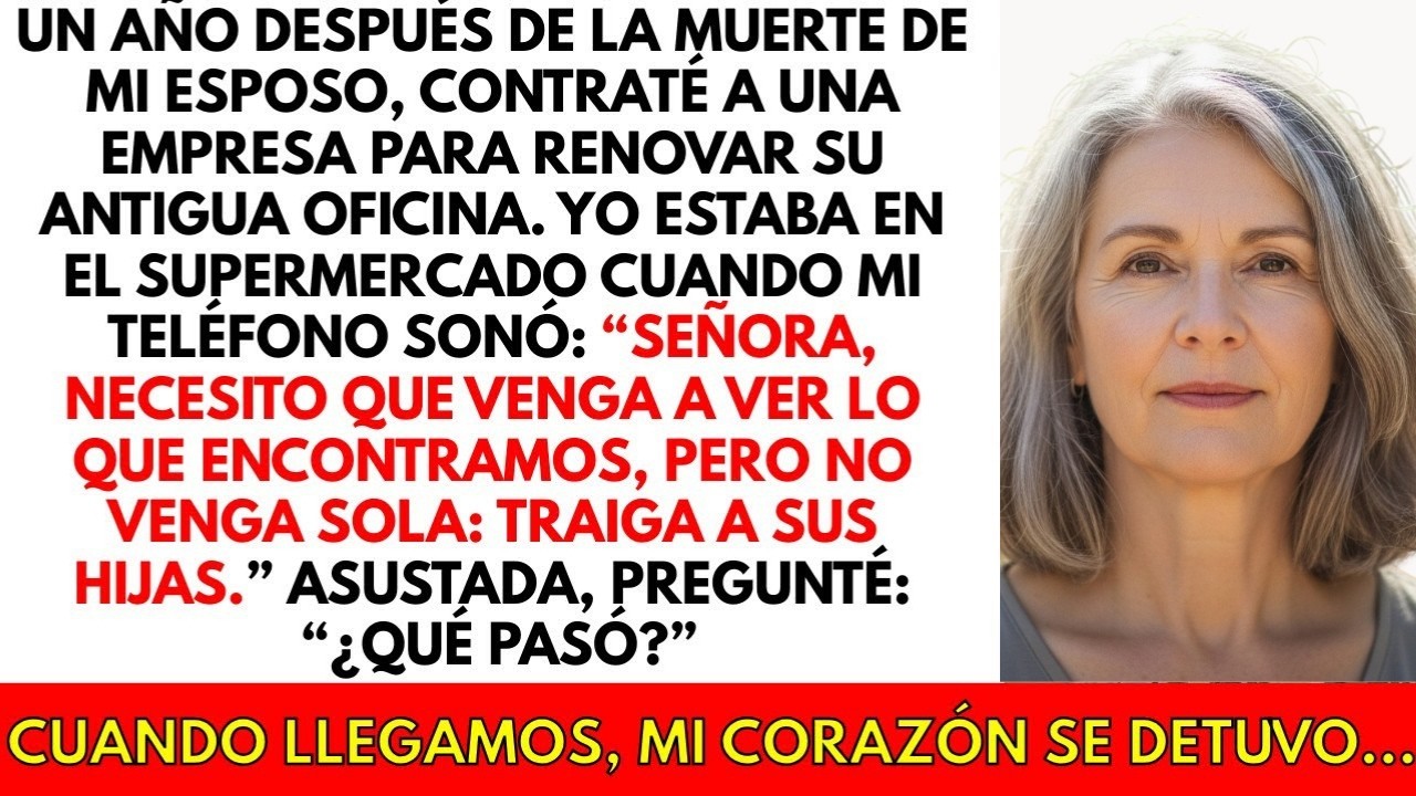 “Venga a ver lo que encontré, pero no venga sola”, dijo el contratista tras terminar la obra