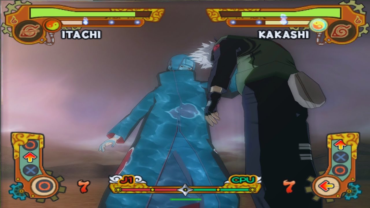 {Itachi Vs Kakashi} Naruto Shippuden Ultimate Ninja 5
