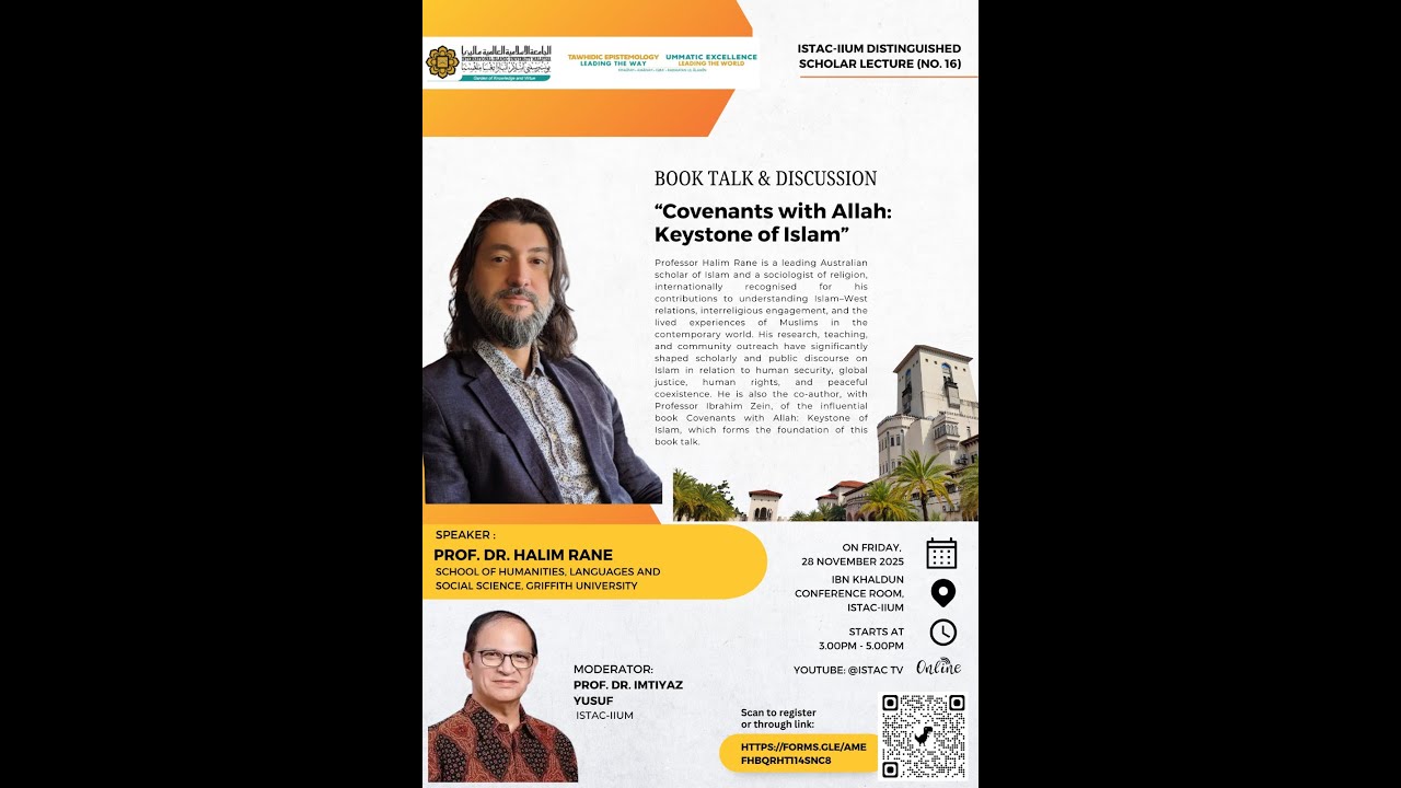 ISTAC-IIUM DISTINGUISHED SCHOLAR LECTURE (NO.16)