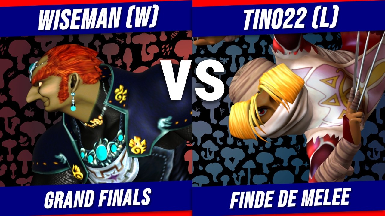 Finde De Melee # 1 Wiseman (Ganon) VS Tino22 (Sheik) GRAND FINALS