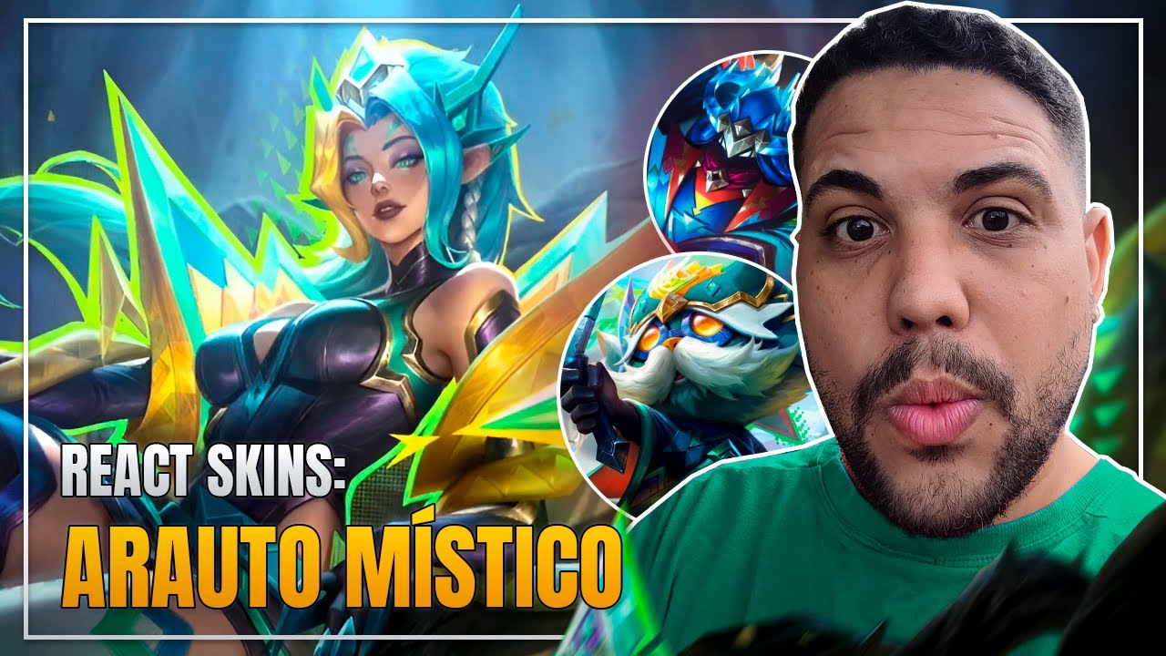 REACT: SKINS ARAUTO MÍSTICO DO WILD RIFT | LEAGUE OF LEGENDS | LOL | JUMARGEM