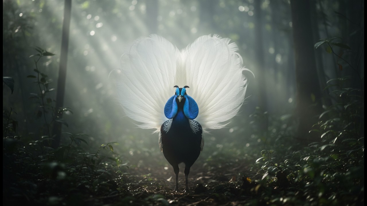 Is This An Alien Bird? The Rare Heart-Tailed Bulwer's Pheasant Finally Caught On Camera In 4K!