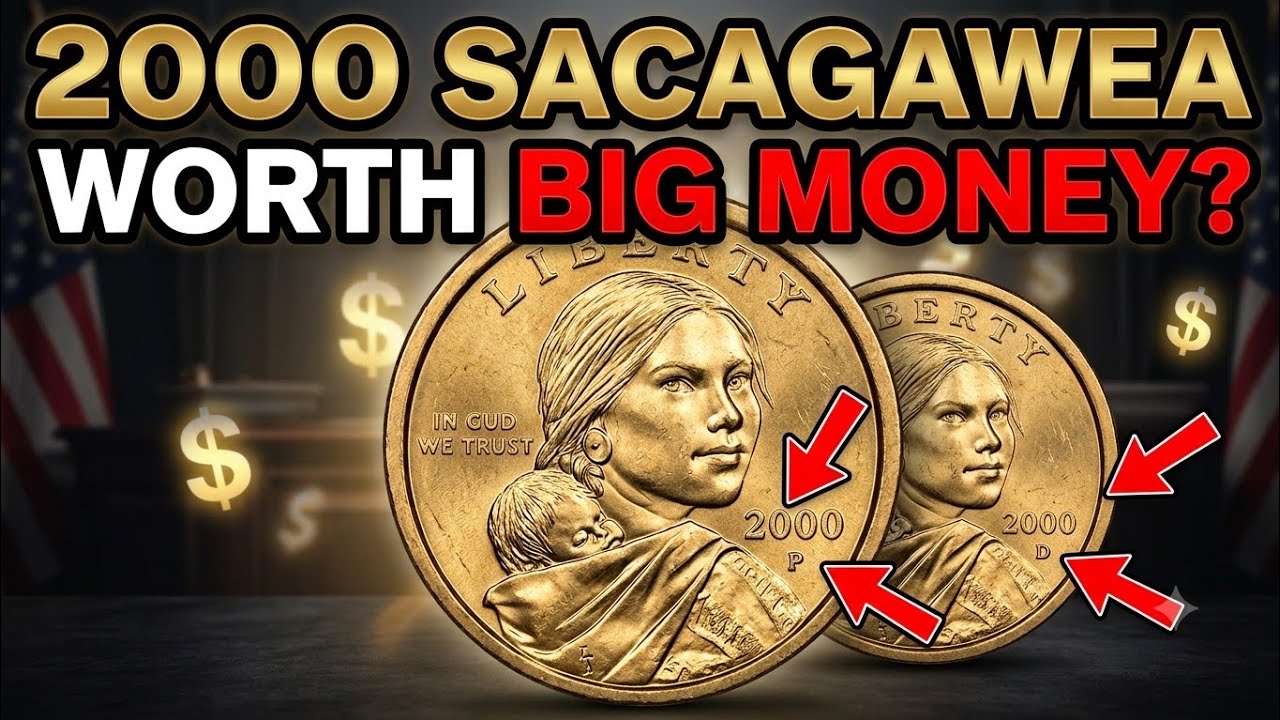 These 2000 Sacagawea Dollar Coins Look Ordinary&hellip;But Sacagawea Dollar P + D Could Be Worth BIG Money!