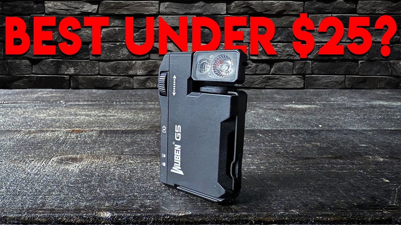 The BEST EDC Flashlight UNDER $25? Wuben G5 Review
