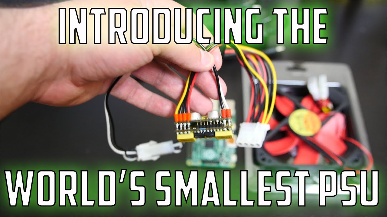 World's Smallest ATX PSU -  picoPSU-120 For the Raspberry Pi 3 Water Cooled Cluster (Supercomputer)