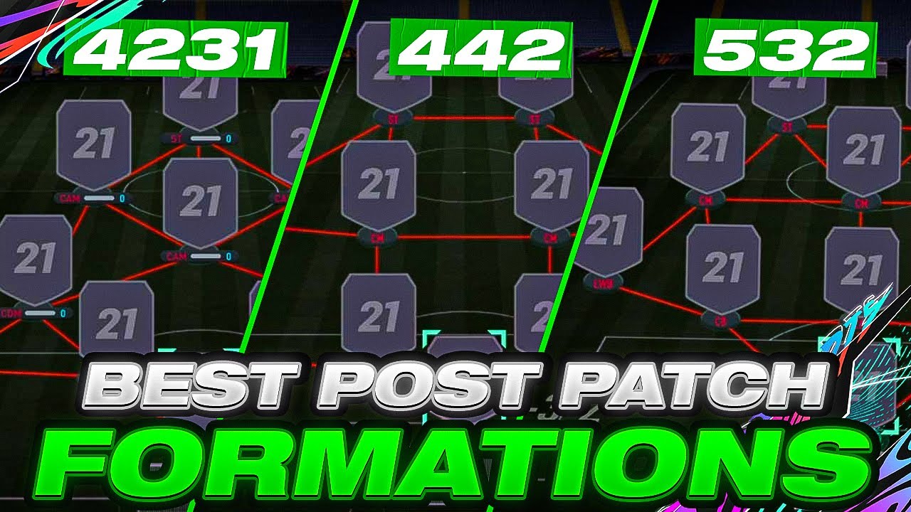 TOP 5 POST PATCH FORMATIONS TO GET YOU WINS IN WEEKEND LEAGUE! BEST FORMATIONS/TACTICS ON FIFA 21!