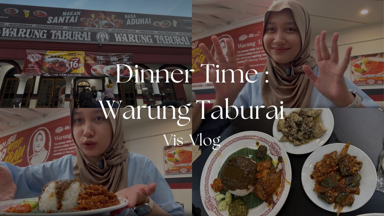 Dinner Time di Warung Taburai Malang | Vis-Vlog