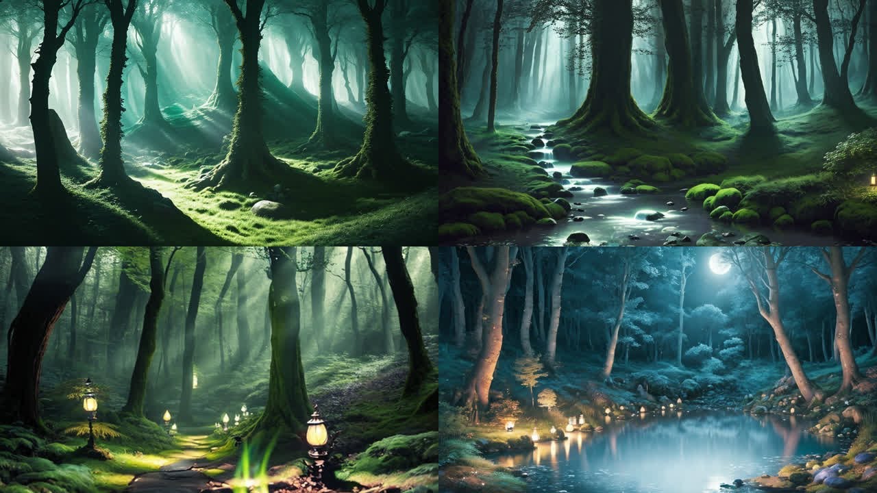 The Moonwell Grove Beneath Sleeping Mountains | Fantasy Sleep Story