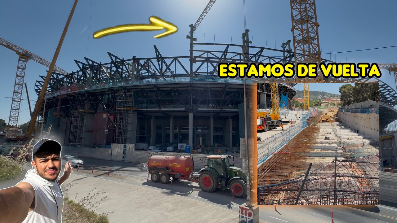 Obras En El Camp Nou a 31/05/2025 Estamos De Vuelta En El Sábado |Fani Vlogs