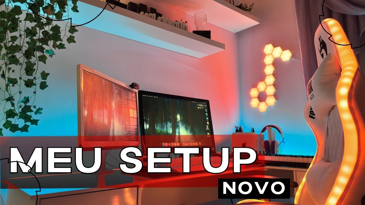 Tour pelo meu Setup Novo #setup #homeoffice