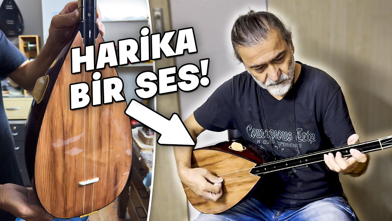 BAĞLAMANIN SON HALİ SÜPER OLDU! (Sıfırdan Ardıç Bağlama Yapımı 2. Bölüm SON)